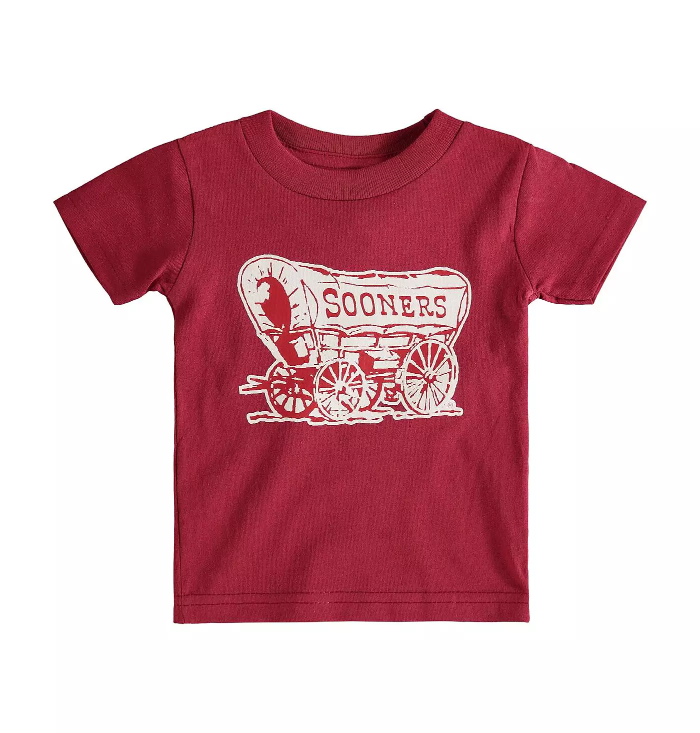 Футболка с большим логотипом для мальчиков и девочек из группы Two Feet Ahead Crimson Oklahoma Sooners