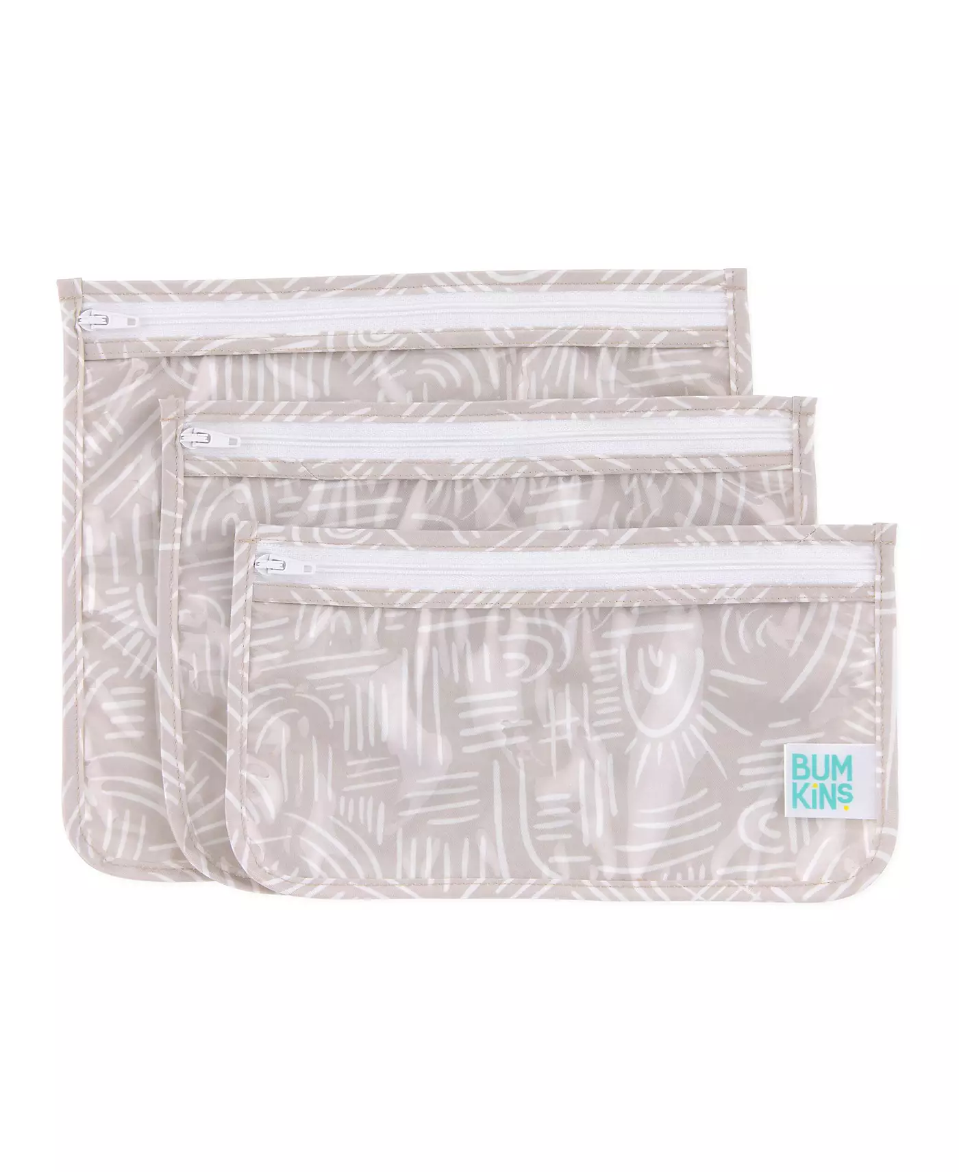 Водонепроницаемая дорожная сумка Bumkins Baby Girls Printed, упаковка из 3 шт.