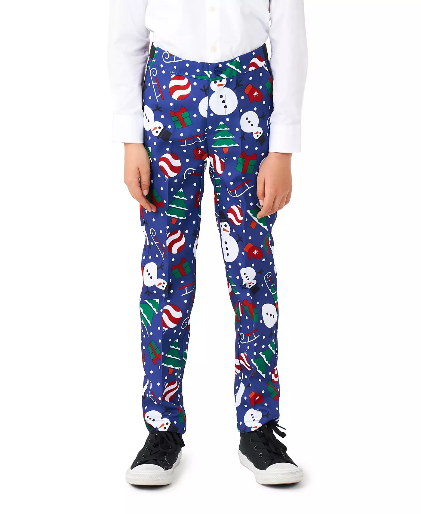 Костюм для мальчика Suitmeister Little Boys Christmas Snowman с застежкой на пуговицы, включающий блейзер, брюки и галстук-застежку