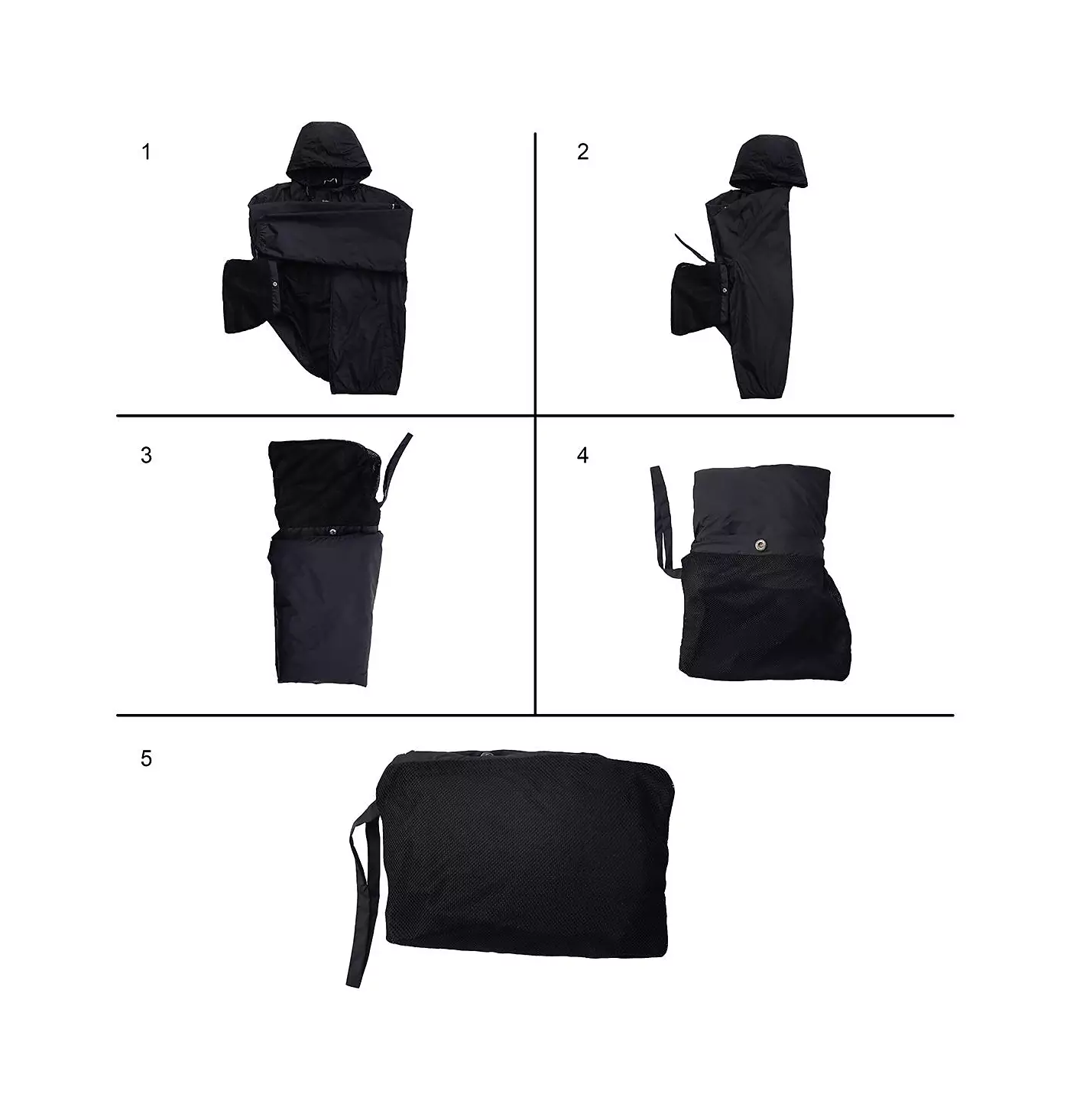 Мужская легкая ветровка с сетчатой подкладкой Rokka&Rolla Packable