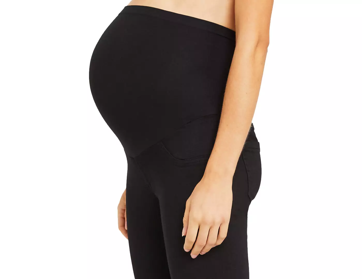 Женские джеггинсы для беременных Motherhood Maternity Indigo Blue Secret Fit Over the Belly Stretch Ankle Maternity Jeggings - Motherhood Maternity