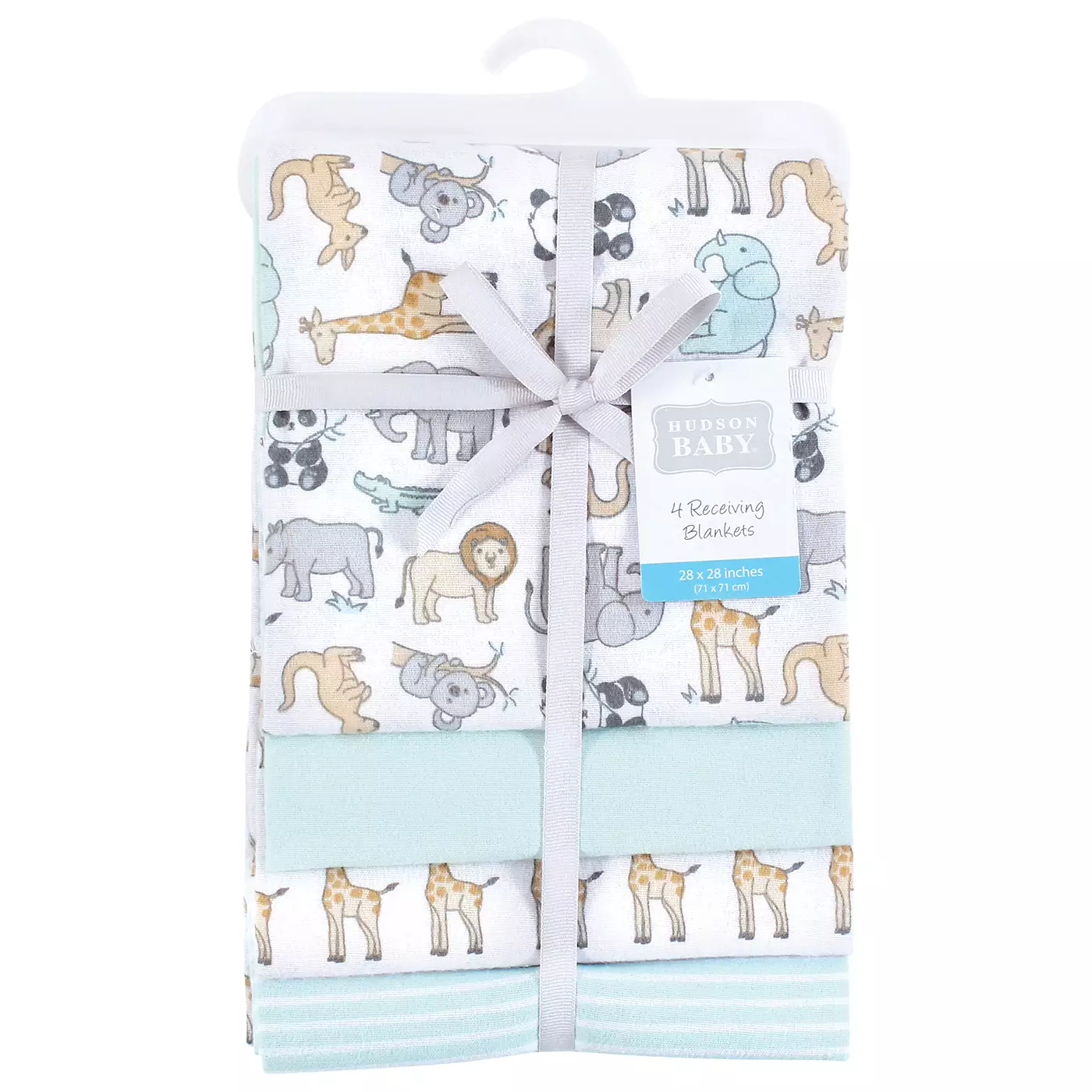 Одеяла для приема детей Hudson Baby Cotton Poly Flannel, кенгуру, один размер