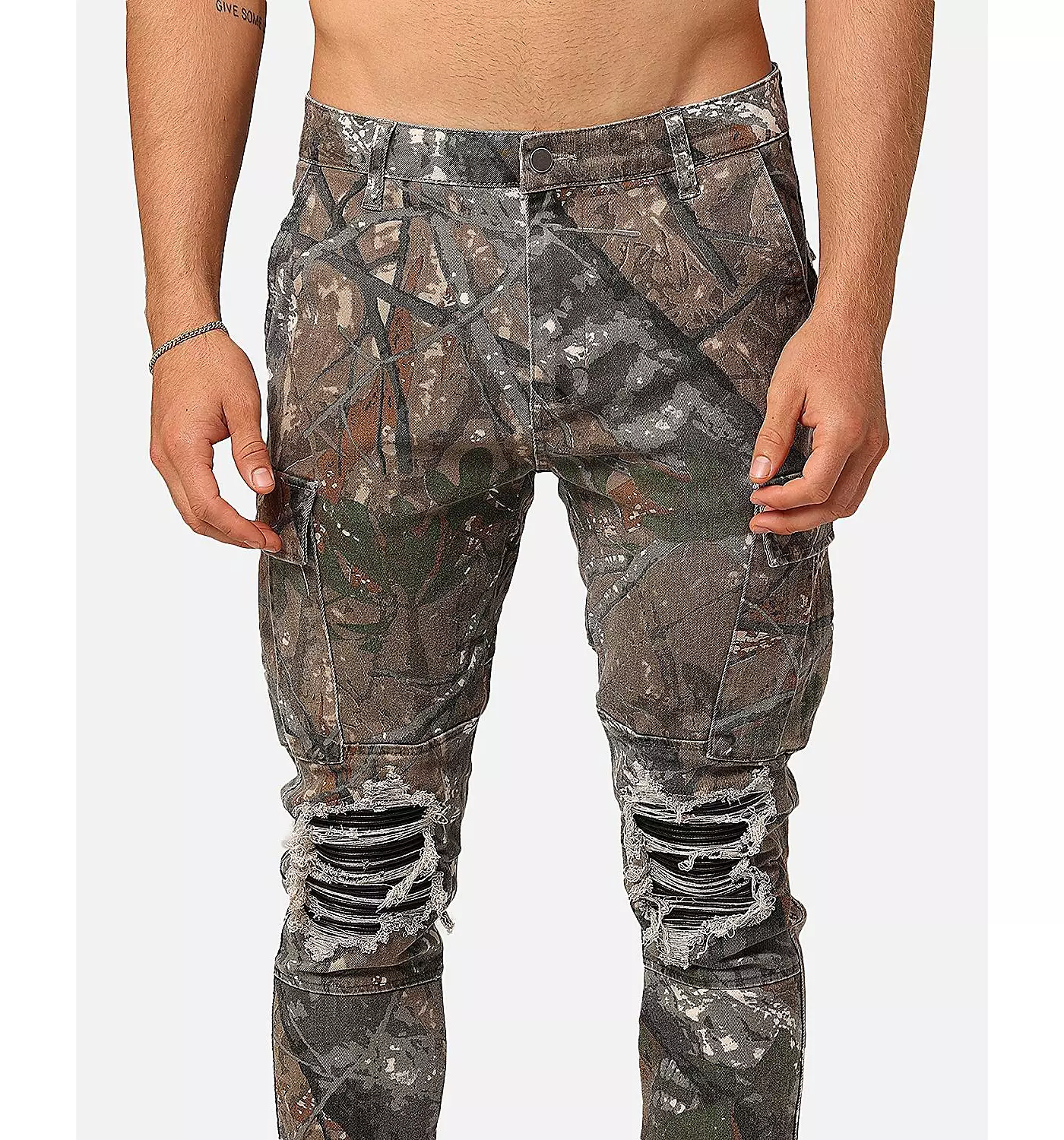 Мужские рваные джинсы XXIII Sergeant