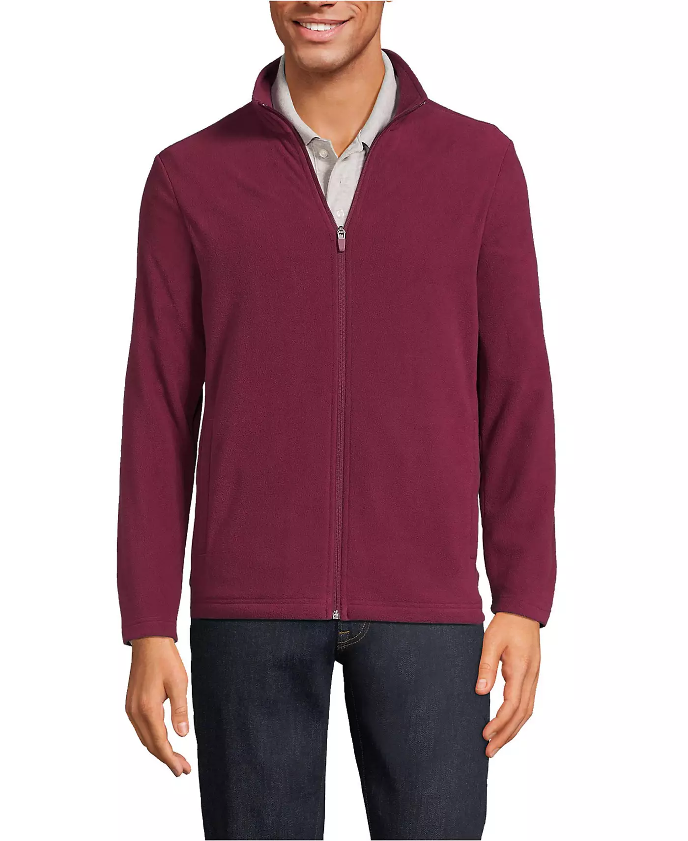 Мужская флисовая куртка Lands' End Thermacheck 100