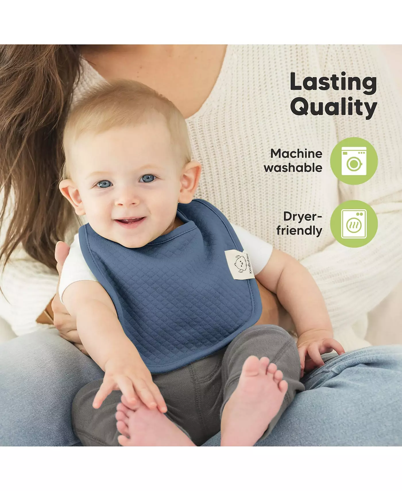 KeaBabies 8 шт. Органические детские нагрудники Quin для слюнотечения и прорезывания зубов, хлопковые нагрудники для слюнотечения, нагрудники для новорожденных мальчиков, нагрудники для девочек