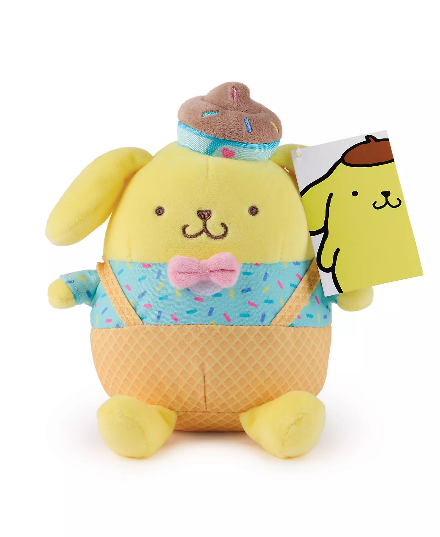 Hello Kitty Gund Sanrio Ice Cream Pompompurin Plush, 6 дюймов