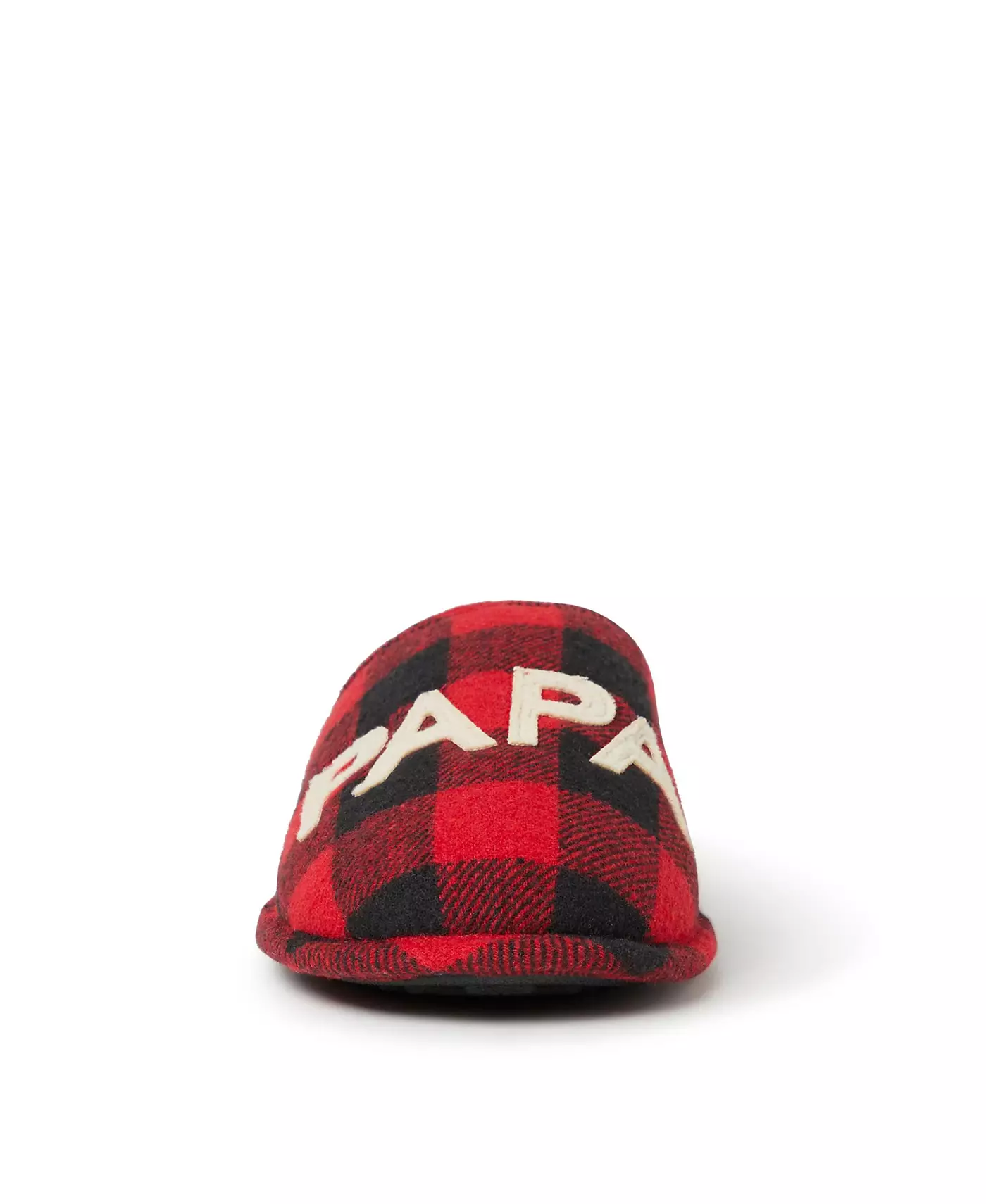 Мужские тапочки Dearfoams Buffalo Check Papa Bear Dad Clog House Slipper
