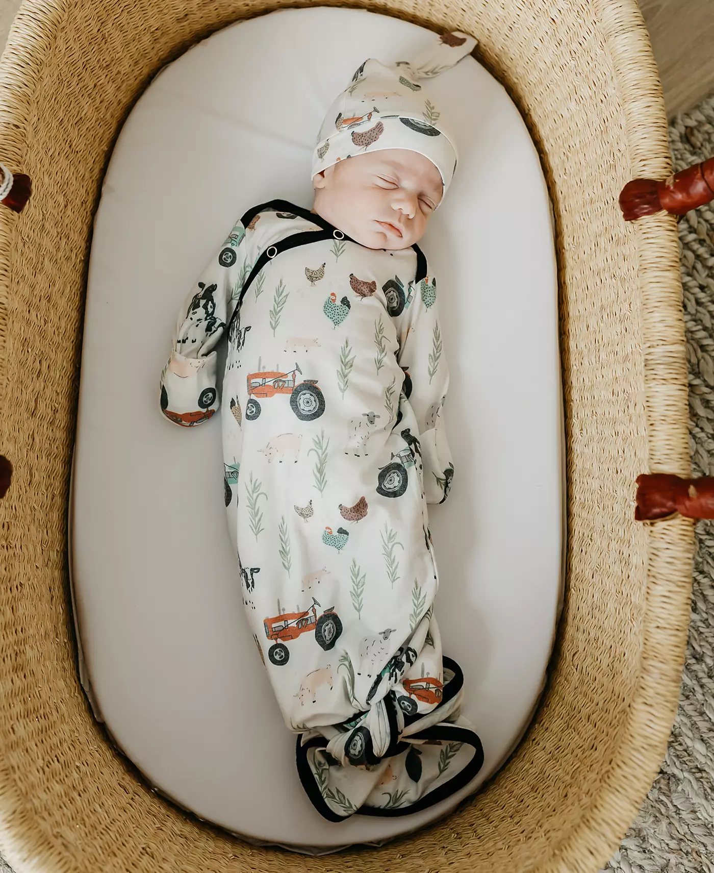 Шапка-узел с принтом «Медный жемчуг» для малышей Jo, вязаное одеяло и платье с узлом