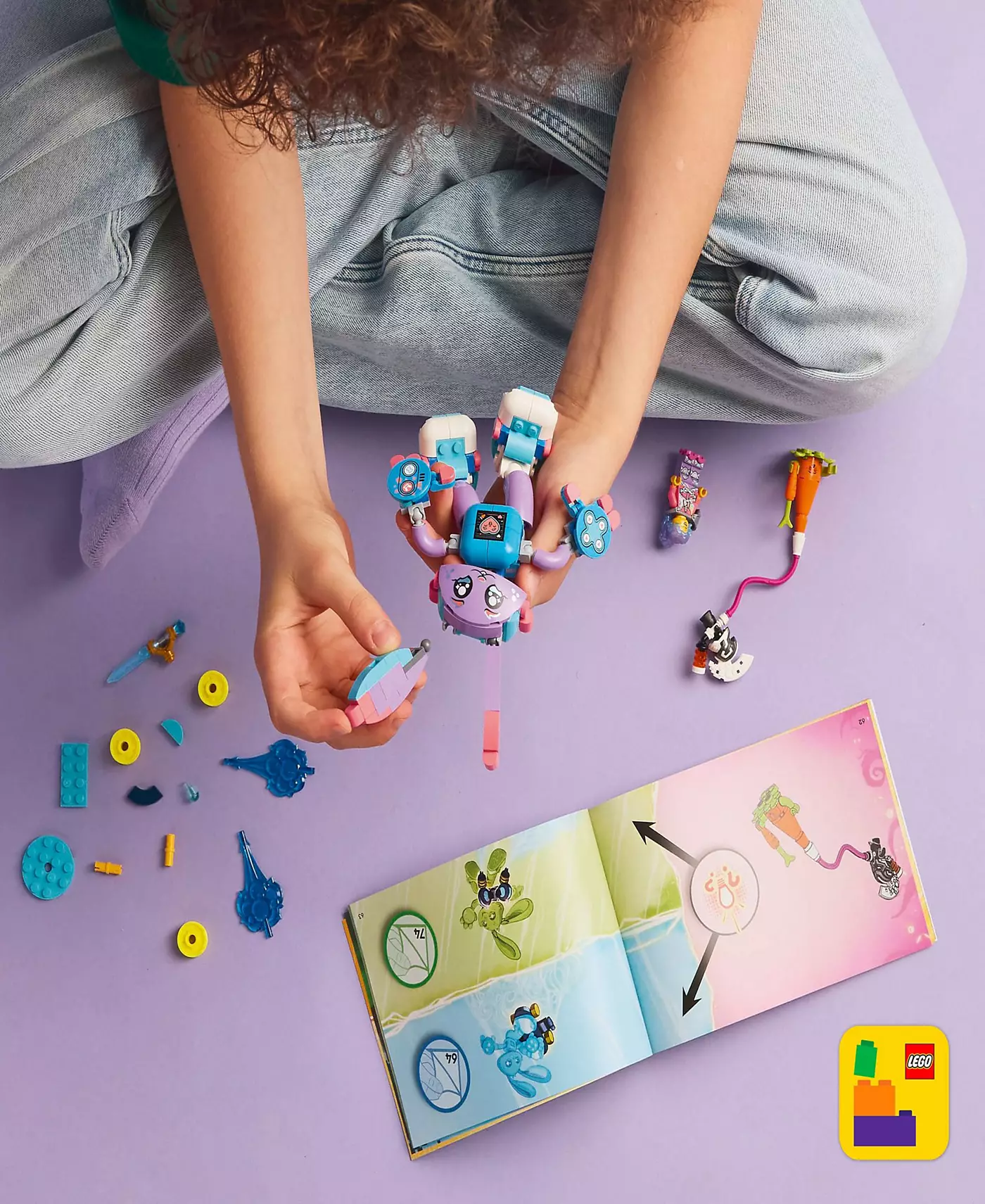 LEGO® DREAMZzz Иззи и Банчурро, игровой кролик, конструктор 71490, 252 детали