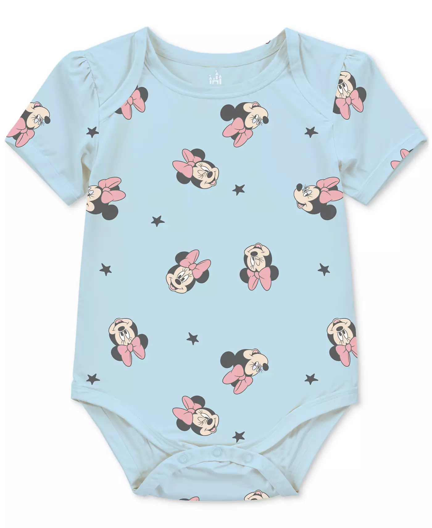 Боди с короткими рукавами для девочек Disney Baby Girls Minnie Mouse, 3 шт. в упаковке