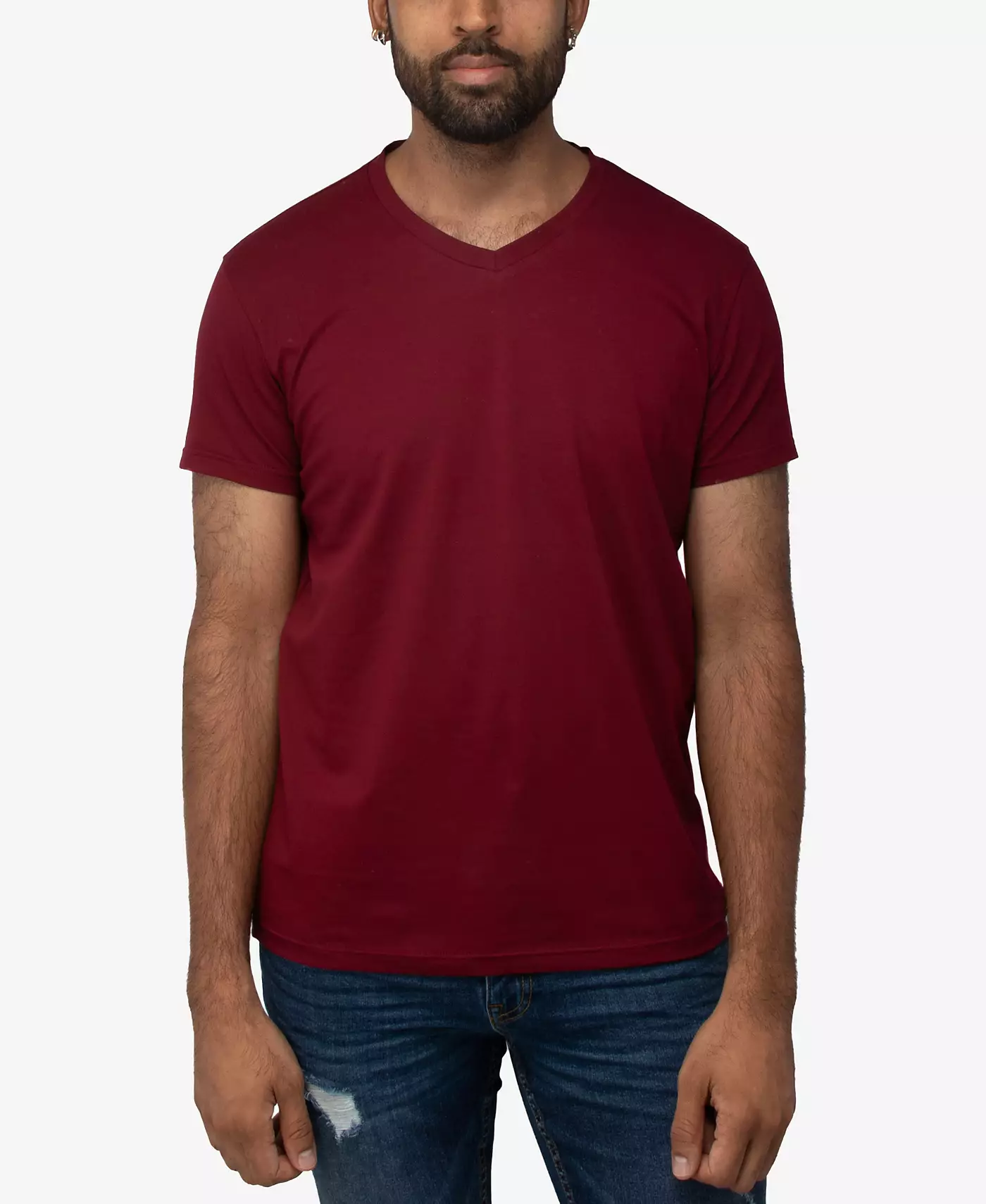 Мужская футболка X-Ray Basic с коротким рукавом и V-образным вырезом