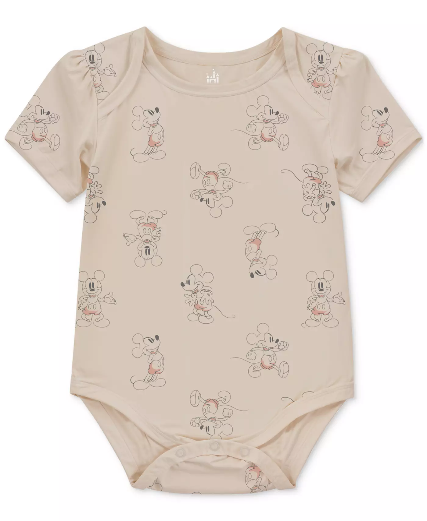 Боди с короткими рукавами Disney Baby Mickey Mouse, 3 шт. в упаковке