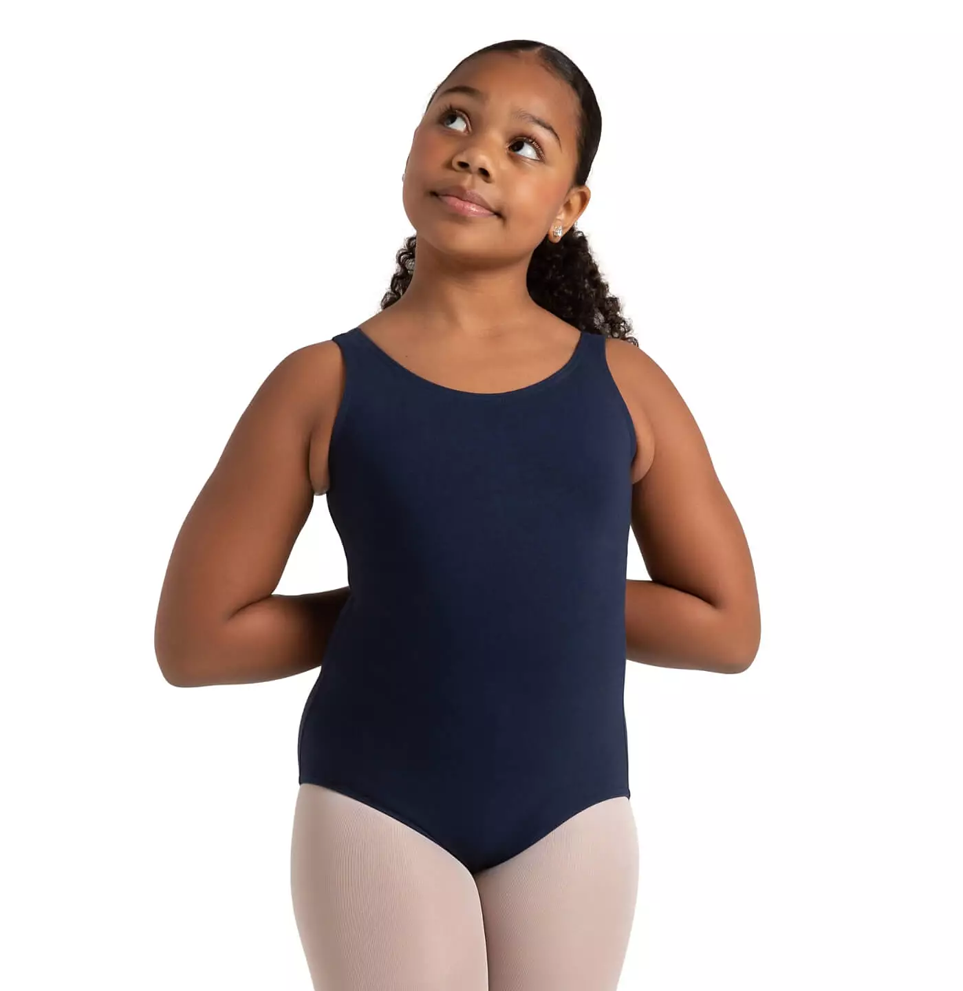 Купальник-майка с высоким воротом для девочек Capezio