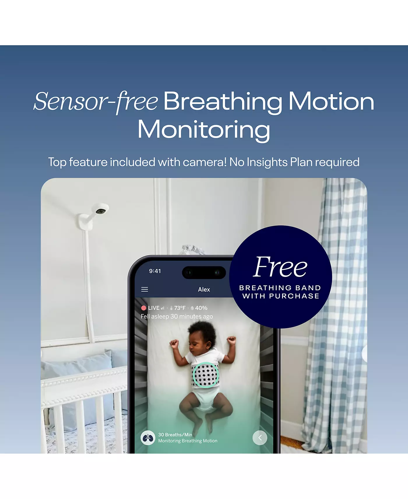 Nanit Pro Smart Baby Monitor и настенное крепление
