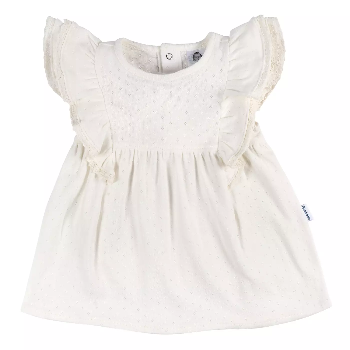 Комплект из 2 предметов: платье и подгузник для девочек Gerber Baby Girls