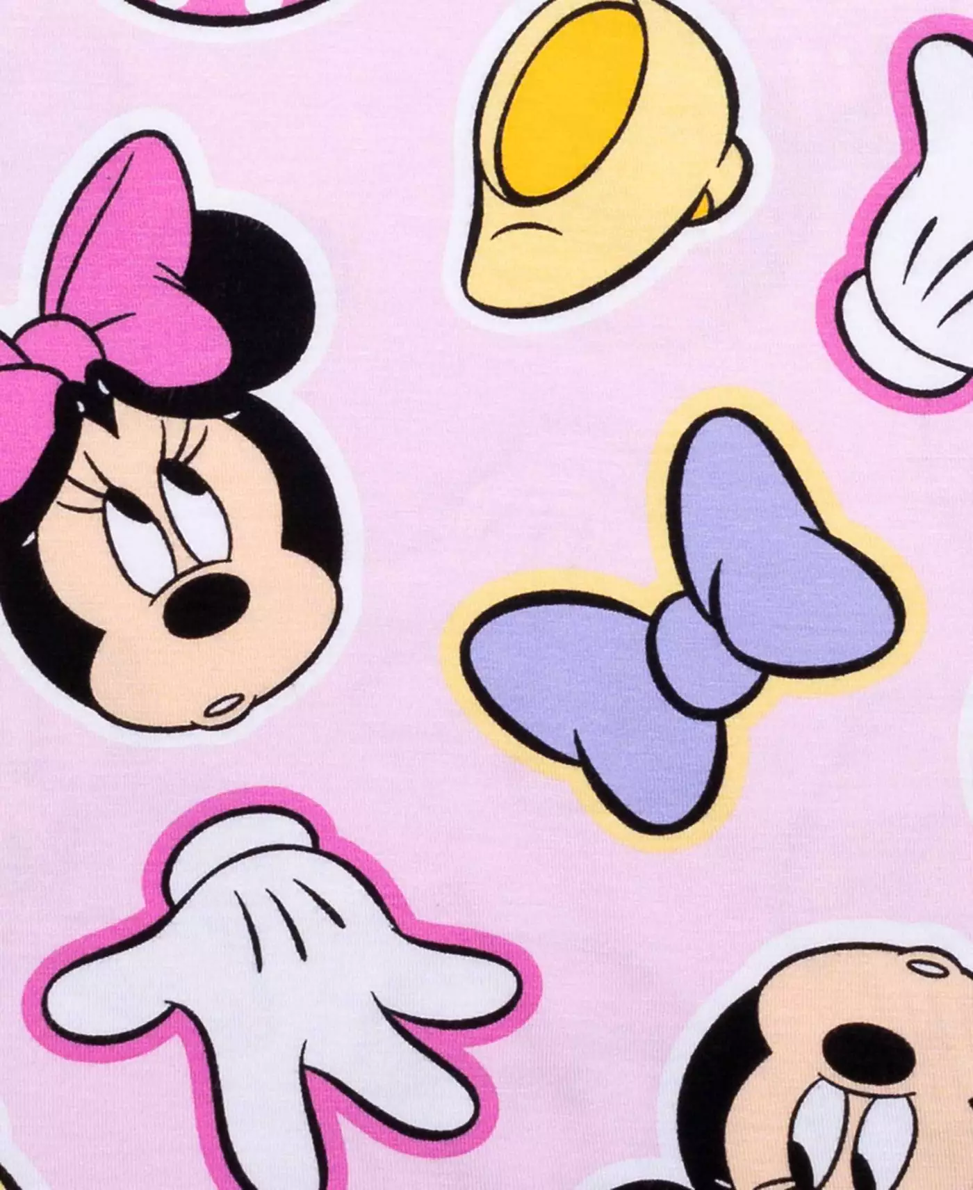 Пижамный комплект из 2 предметов с короткими рукавами и штанами для девочек с Минни Маус