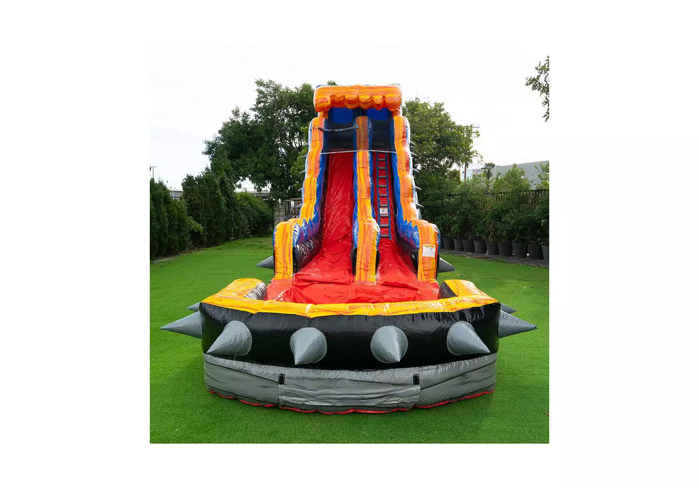 Jumporange 19 Rocker Водная горка коммерческого класса с отсоединяемым глубоким бассейном, для больших детей и взрослых, высокая надувная водная горка, надувная для использования на открытом воздухе и в помещении, для влажного и сухого использования, летн