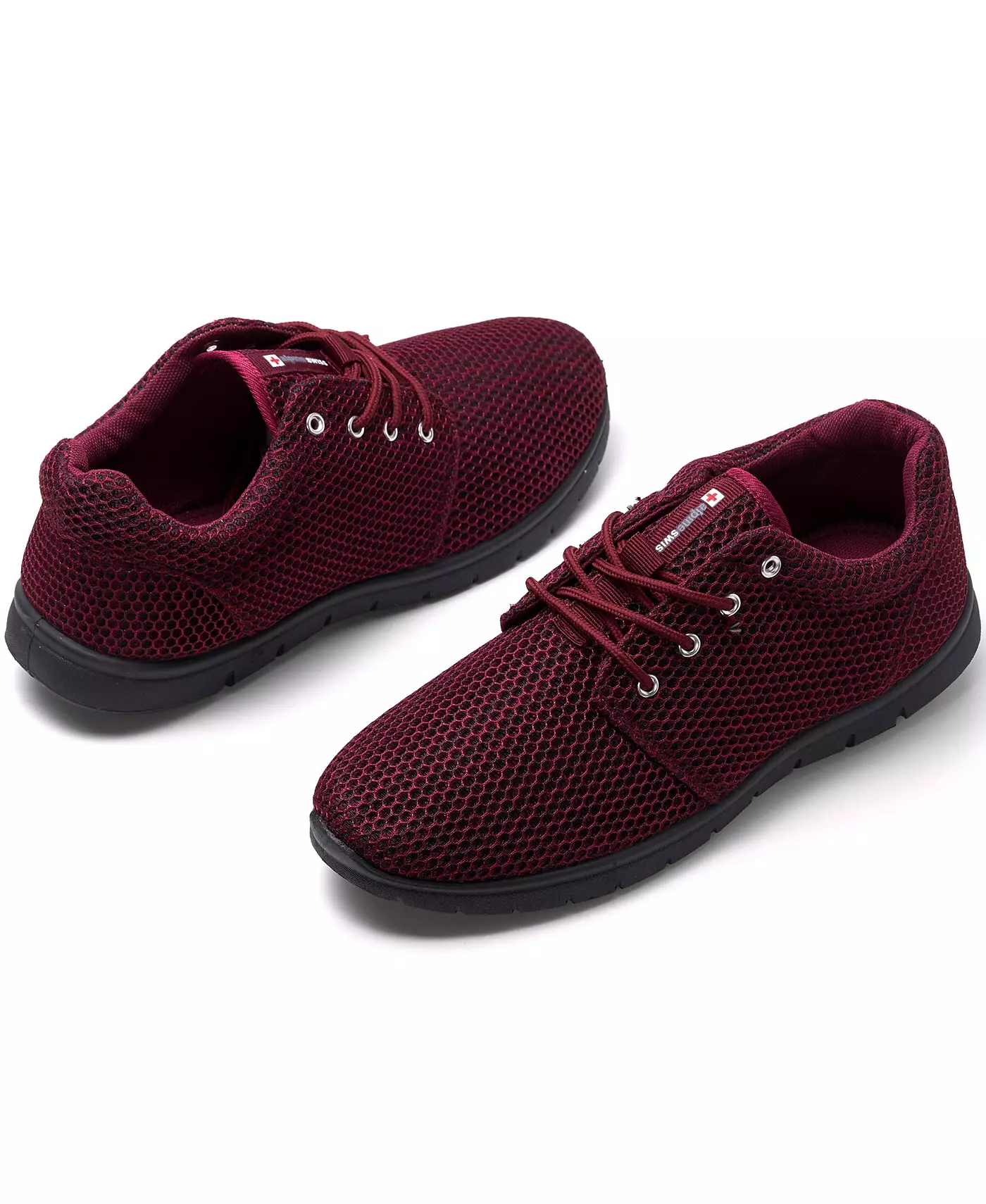 Мужские кроссовки Alpine Swiss Kilian Mesh, повседневная обувь WoLightweight Trainer