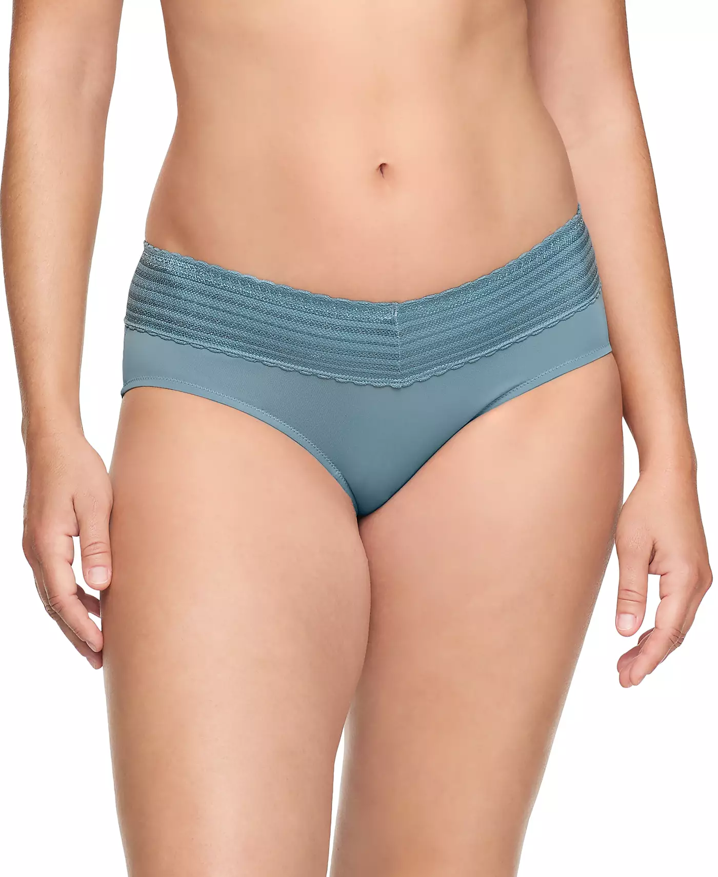 Трусики-хипстеры Warners® No Pinching, No Problems® Dig-Free Comfort Waist с кружевом и микрофиброй 5609J