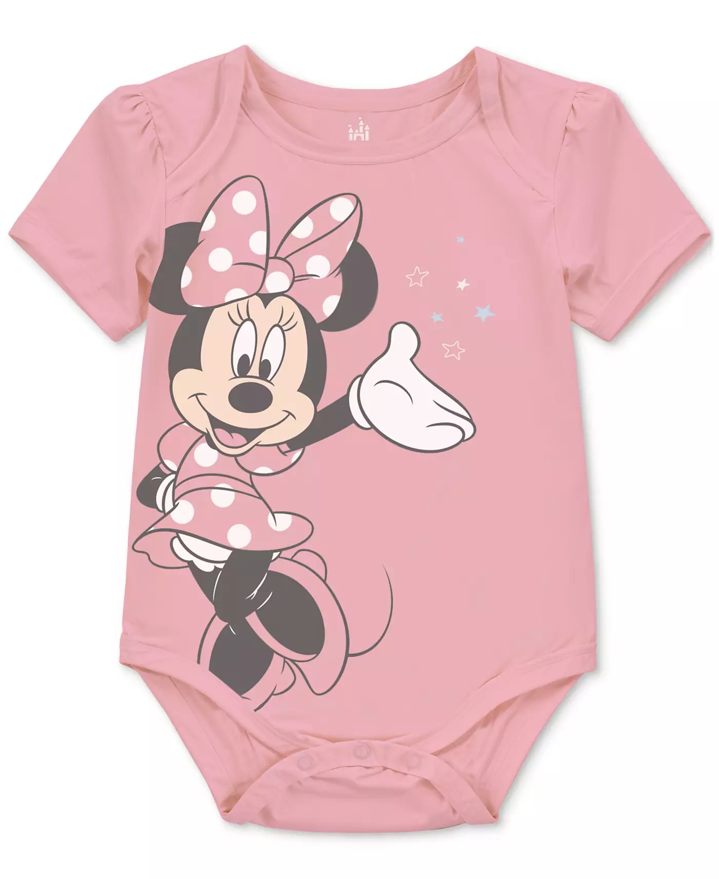 Боди с короткими рукавами для девочек Disney Baby Girls Minnie Mouse, 3 шт. в упаковке