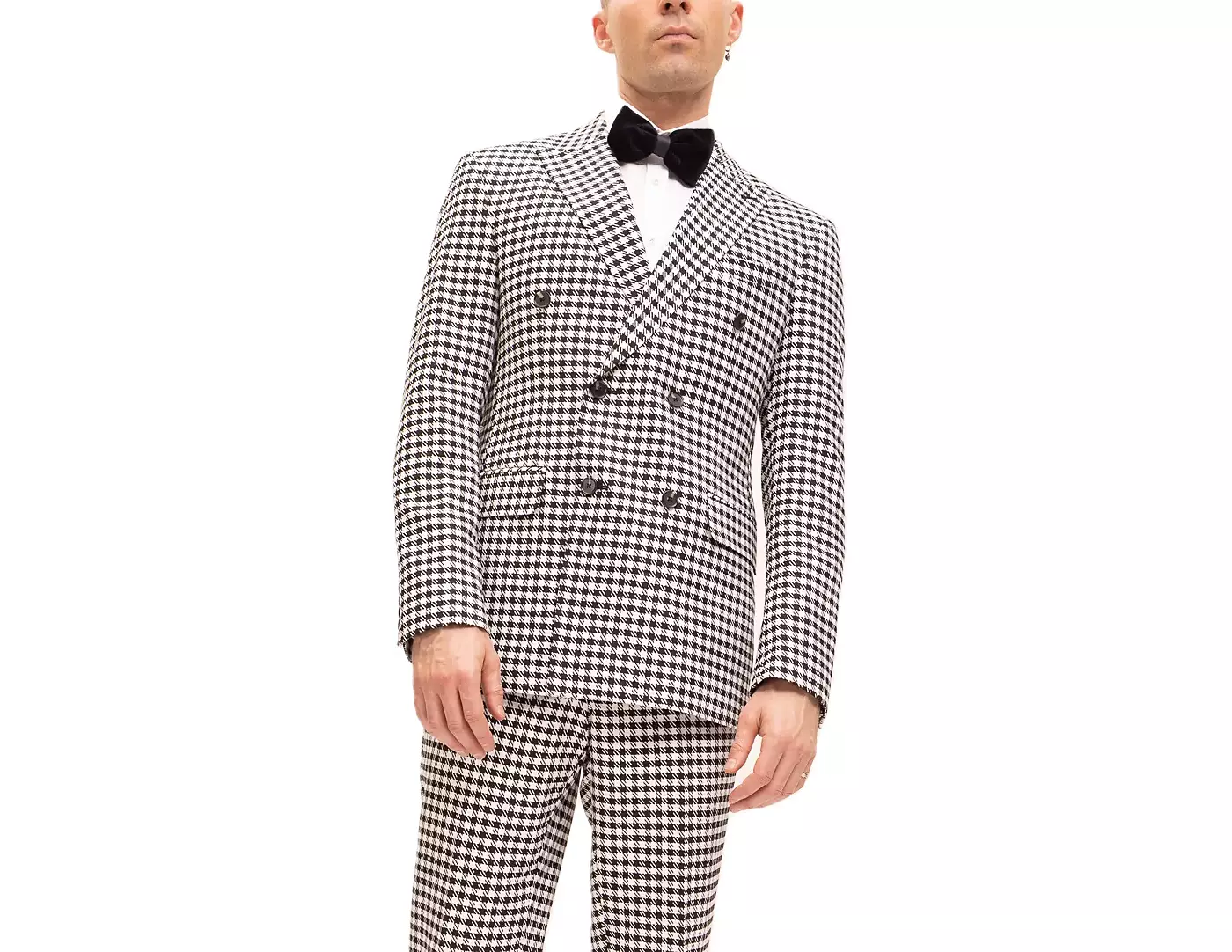 Мужской современный двубортный костюм RON TOMSON из двух предметов