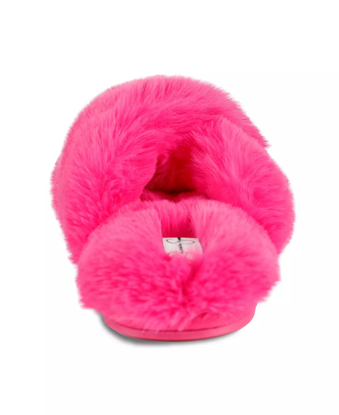 Женские сверхмягкие высокие плюшевые тапочки Jessica Simpson с перекрестными полосками