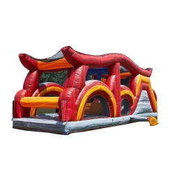 Jumporange Shadow - надувной батут с полосой препятствий для детей и взрослых с нагнетателем, коммерческий класс, всплывающие батуты, для использования на открытом воздухе и в помещении, качество проката - (часть 2)