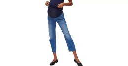 Материнство Материнство Женские Секретные Джинсы Покроя Через Живот Прямые Джинсы Для Беременных Джинсы - Материнство Материнство