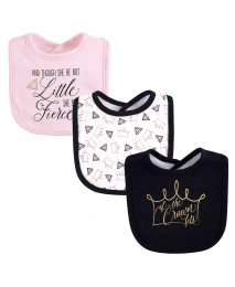 Хлопковые банданы-нагрудники для девочек Yoga Sprout Baby Girl 3 шт.