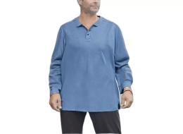 Liberty Blues Big & Tall от KingSize Ribbed Knit Henley