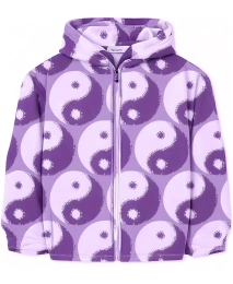 Толстовка с капюшоном на молнии от Kensie Big Girl из французского терри