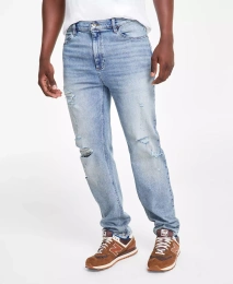 Мужские джинсы Sun + Stone Aurora с потертостями, созданные для Macy's