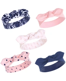 Повязки на голову из хлопка для девочек Yoga Sprout Baby, 5 шт.
