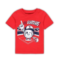 Outerstuff Красная футболка Cleveland Guardians Ball Boy для мальчиков и девочек