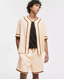 Мужская бейсбольная рубашка с коротким рукавом и логотипом Mode of One, эксклюзивно в Macy's