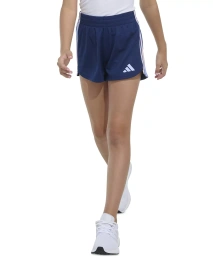 Шорты для девочек Adidas Big Girls с эластичным поясом и градиентом в 3 полоски Pacer Mesh