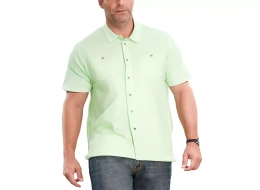 Спортивная рубашка KingSize Big & Tall с коротким рукавом и карманом