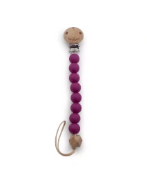 Kanga Care Baby Boys силиконовая и деревянная пустышка-клипса