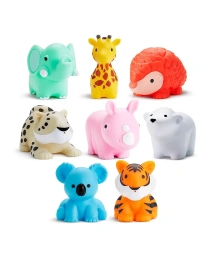 Игрушка для купания Munchkin Toddler Wild Animal Baby Squirts, 8 шт.