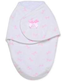 Маленькая Я Малышка Девочки Носимая Пеленка С Бантом