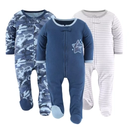 Детские пинетки Peanutshell Baby Boys Blue Camo для мальчиков, 3 шт. в упаковке