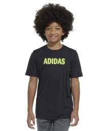 Футболка с короткими рукавами и графическим логотипом adidas Big Boys