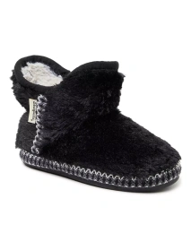 Тапочки-туфельки Dearfoams Girls Charlotte Fuzzy Bootie