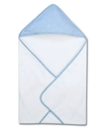 Baby Mode Signature 3 Stories Trading Полосатое детское банное полотенце с капюшоном