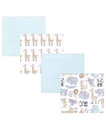 Одеяла для приема детей Hudson Baby Cotton Poly Flannel, кенгуру, один размер