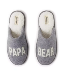 Мужские тапочки Dearfoams Carson Papa Bear Family Scuff