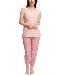 MUK LUKS Plus Size 2 Piece Cloud Knit и Joggers Sleep Set
