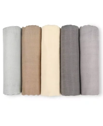 Bublo Baby Муслин Хлопковые Пеленки Одеяло 5 Упаковок