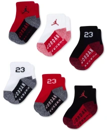 Носки Jordan Core Jumpman для малышей и мальчиков ясельного возраста, упаковка из 6 шт.