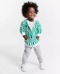 Толстовка с капюшоном на молнии для малышей Epic Threads, футболка Core и флисовые спортивные брюки, созданные для Macy's